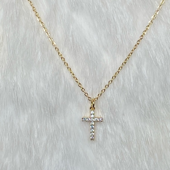 Simple gold cross - Picture 3 of 3